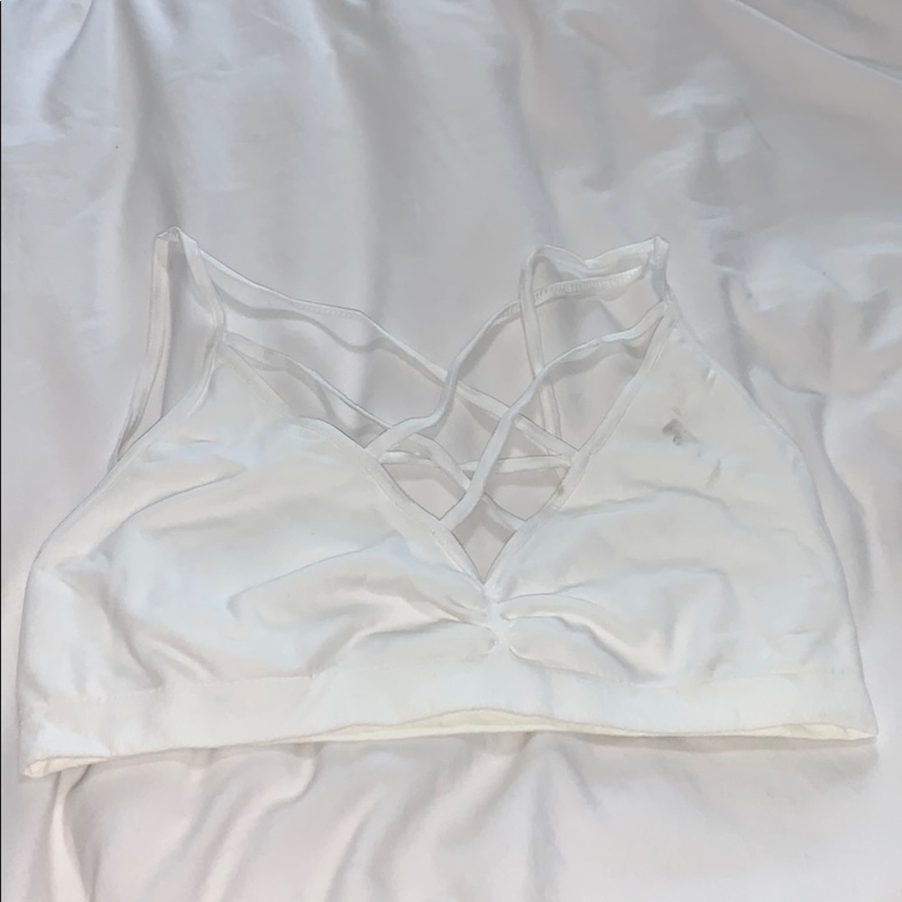 White bralette